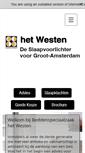 Mobile Screenshot of hetwesten.nl